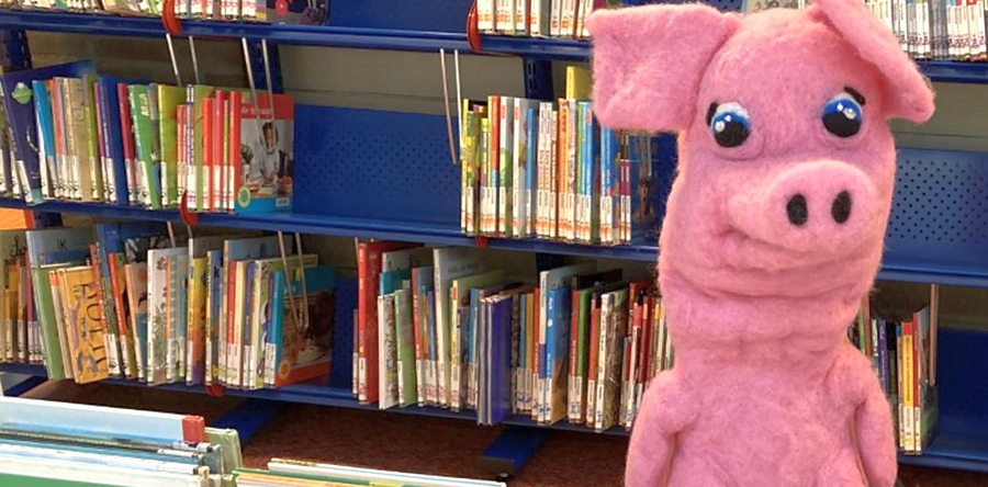 Boekie Big in Oudheusden: Poppentheater De Vliegende koffer