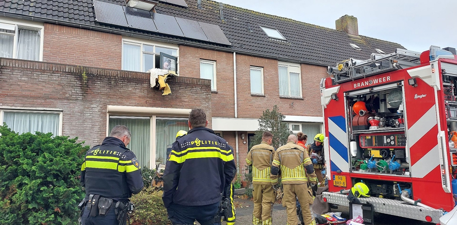 Matras in brand op De Amstel