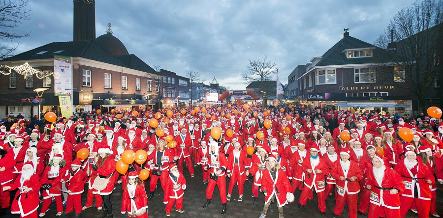 Het centrum van Waalwijk kleurt weer rood op zondag 17 december