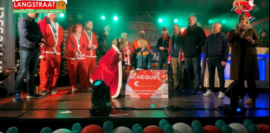 Santa Run brengt 33.000 euro bij elkaar voor 6 goede doelen