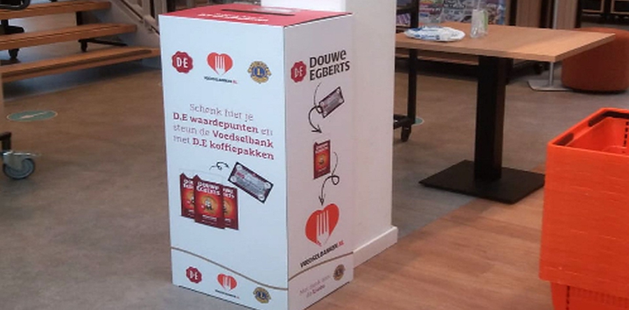 Geef ook dit jaar DE koffie/thee punten voor de voedselbank