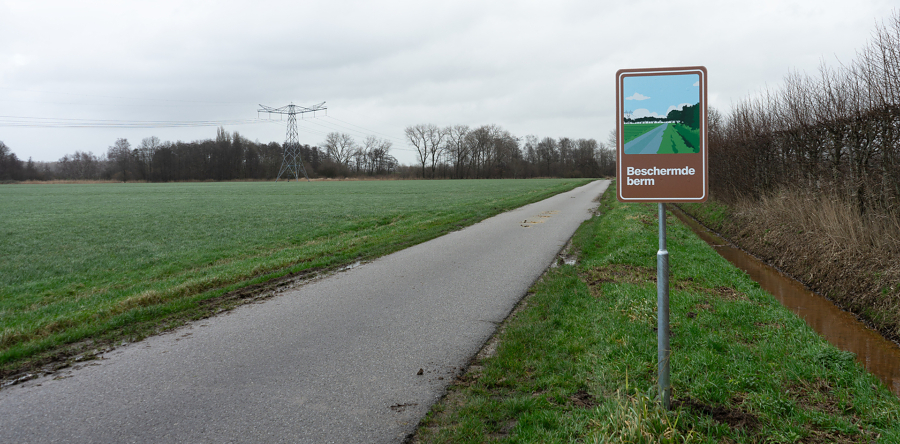 Berm in Waalwijk vanaf nu beschermd natuurgebied