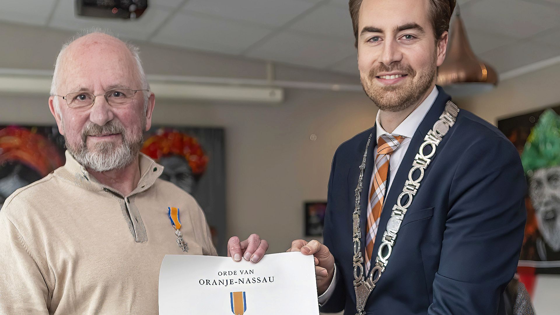 Jan Weijters ontvangt Koninklijke onderscheiding