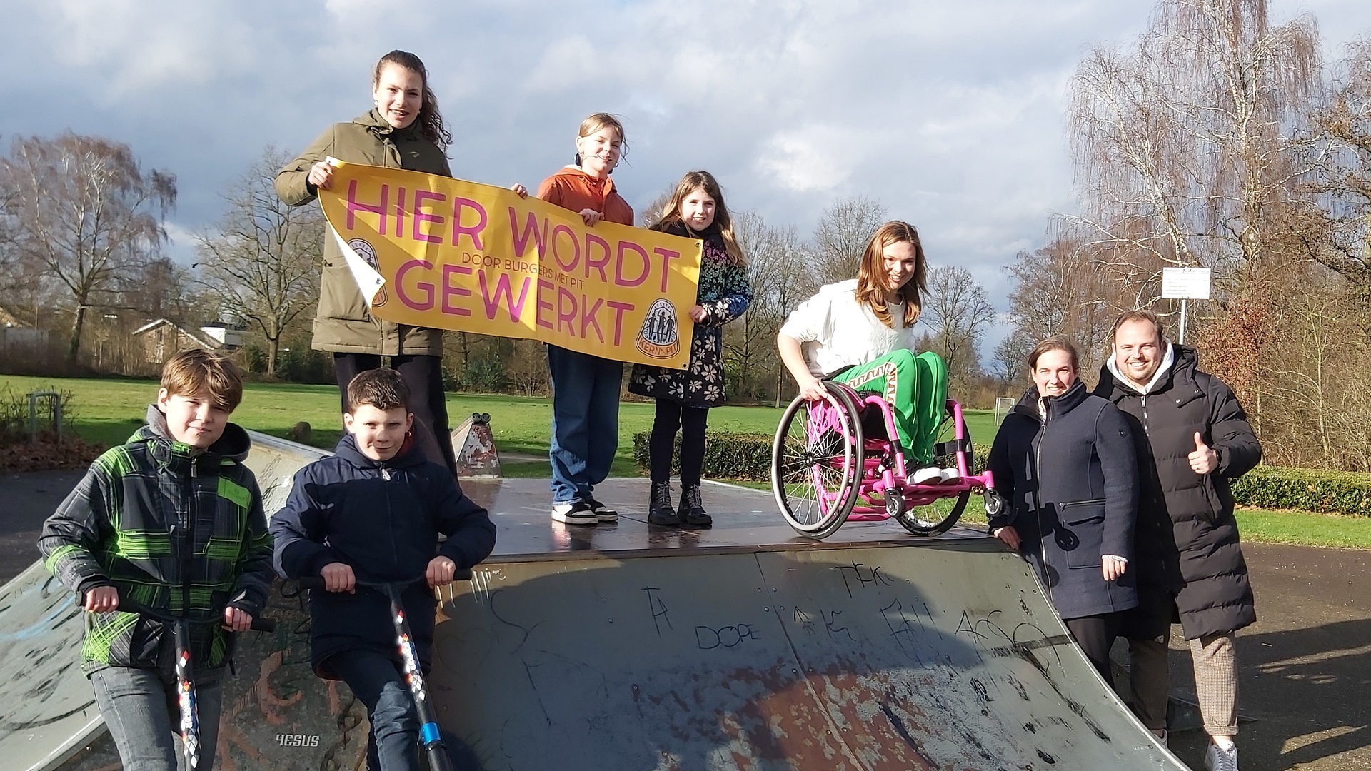 Park de Schroef/Dillenburgpark maakt kans op titel 'Kern met Pit'