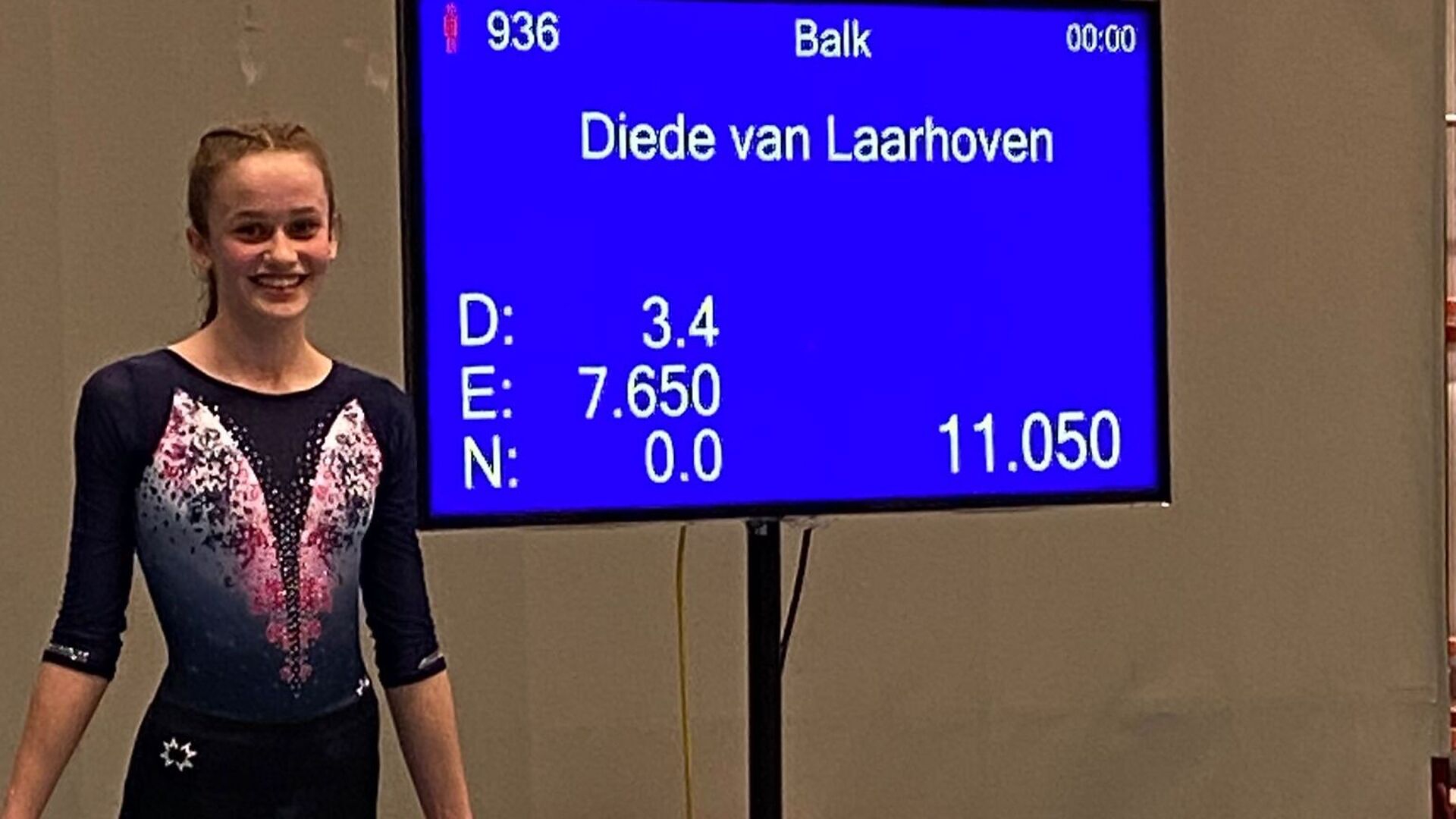 Diede van Laarhoven uit Kaatsheuvel geplaatst voor finale NK-toestellen