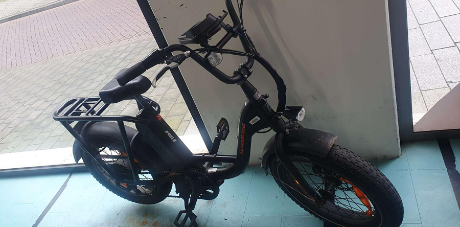 Ongeluk met fatbike in Sprang-Capelle