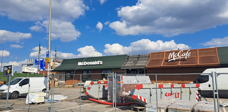 McDonalds Waalwijk sluit tijdelijk deuren wegens verbouwing (Video)