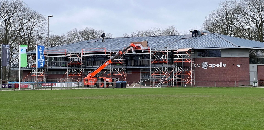 S.V. Capelle gaat voor zonnepanelen om meer contributie te voorkomen