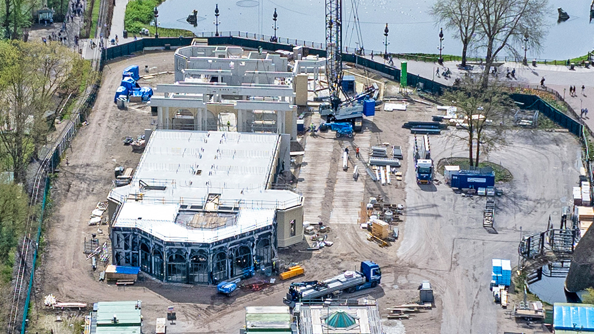 Eerste laag Efteling Grand Hotel in hoog tempo afgerond