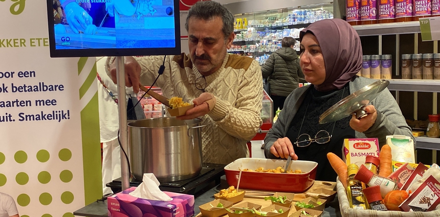 Samir maakt Syrisch gerecht tijdens de GO Healthy-week (Video)