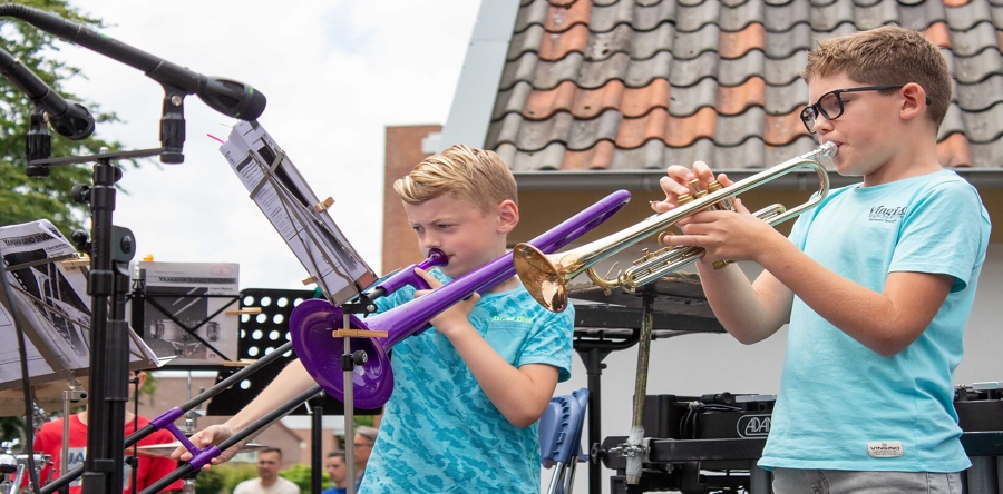 Muzikale reis bij blazersklas voor kinderen Heusden