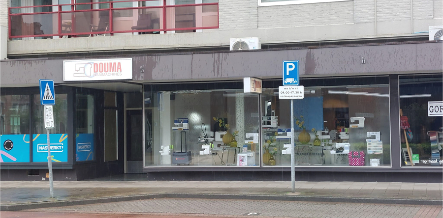 Personeel Douma Naaimachines opgeschrikt door verwarde man