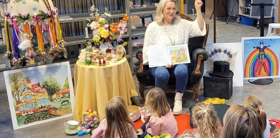 Voorlees- en knutselmiddag met Lilian Zijlmans in bibliotheek Waspik