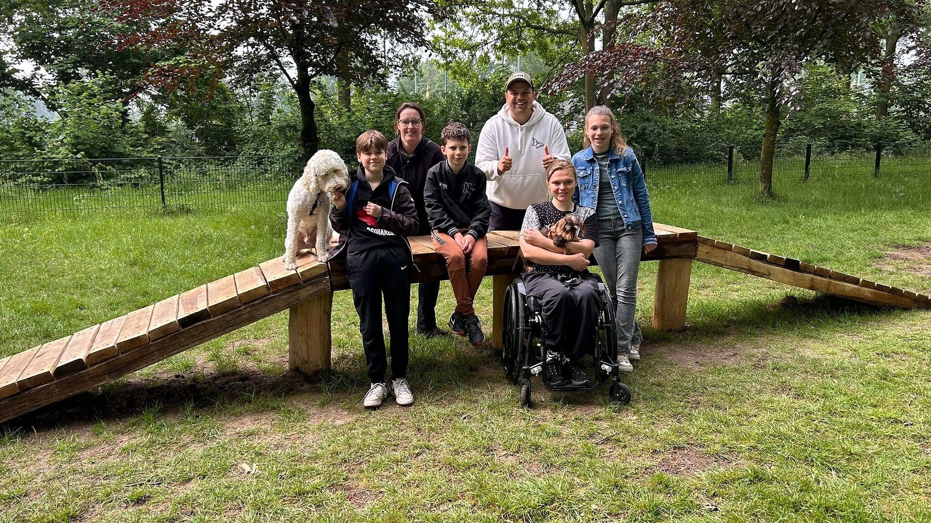 Opening hondenparcours Park De Schroef: 'Voor iedereen toegankelijk'