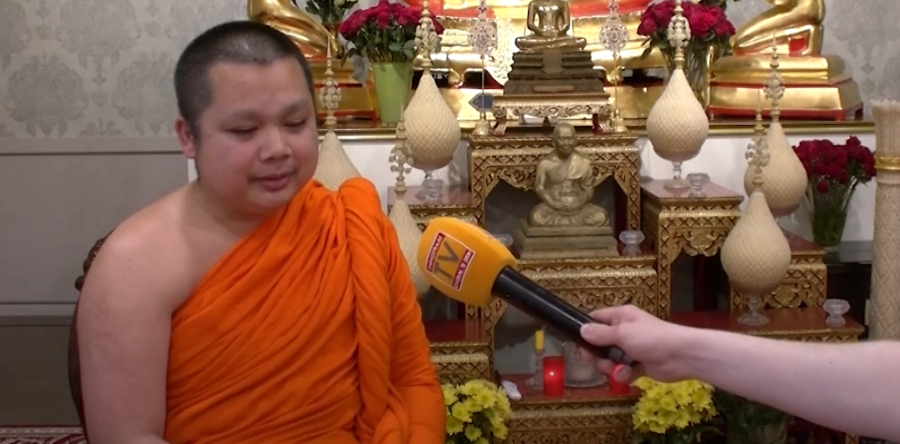 Ophef in Waalwijkse tempel rondom Thaise monnik Kitti (Video)