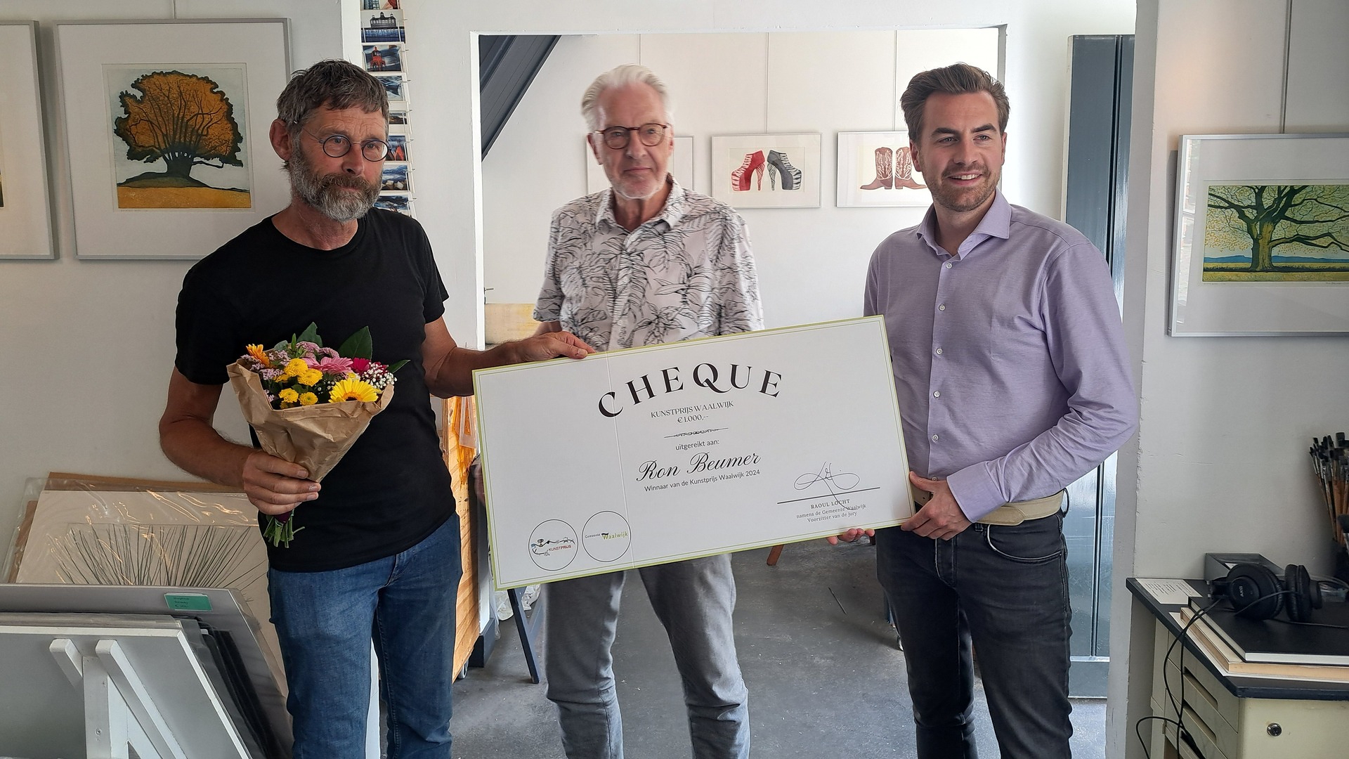 Ron Beumer wint kunstprijs (Video)