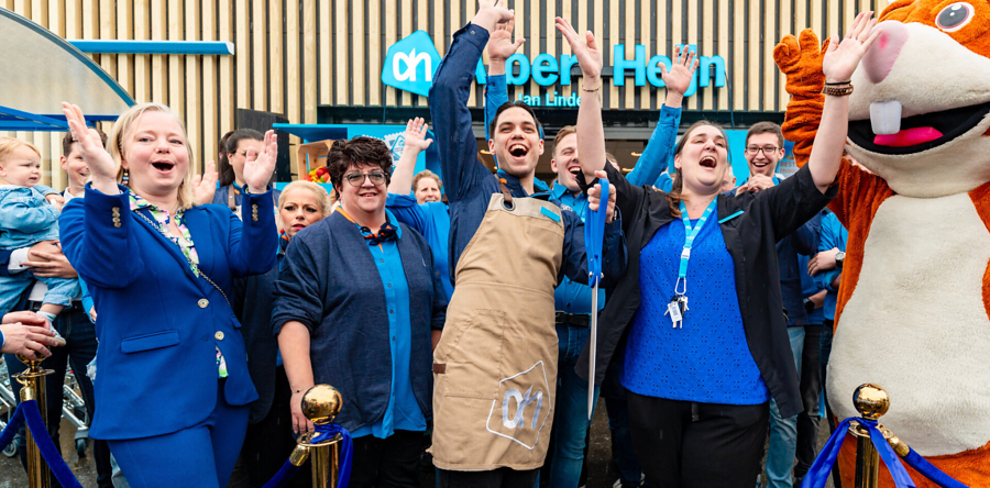 Feestelijke opening bij Albert Heijn Jan Linders in Sprang-Capelle