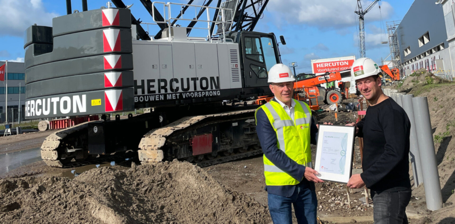 Hercuton ontvangt CO2-reductiecertificaat