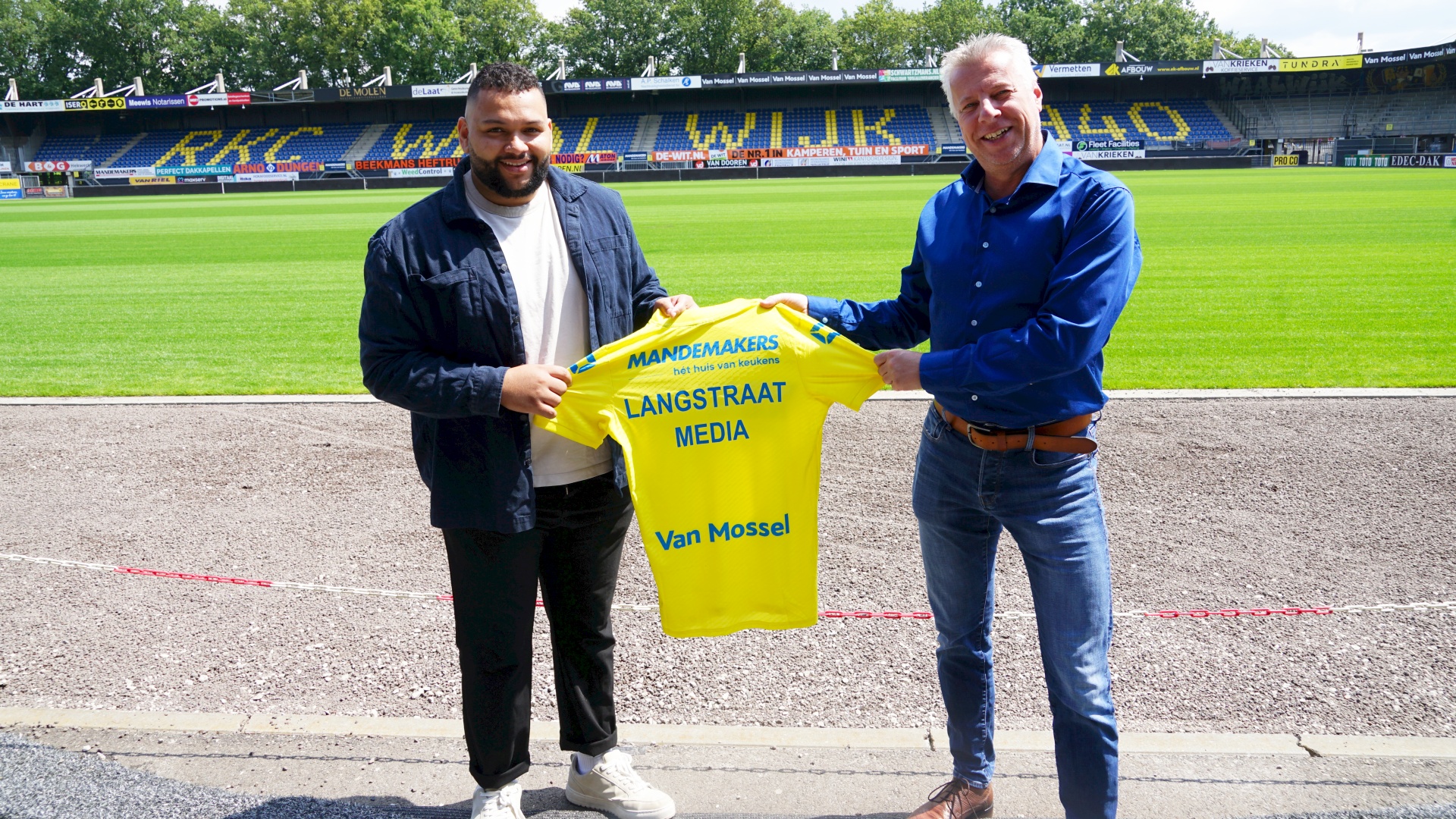 RKC Waalwijk verlengt mediasponsor-overeenkomst met Langstraat Media