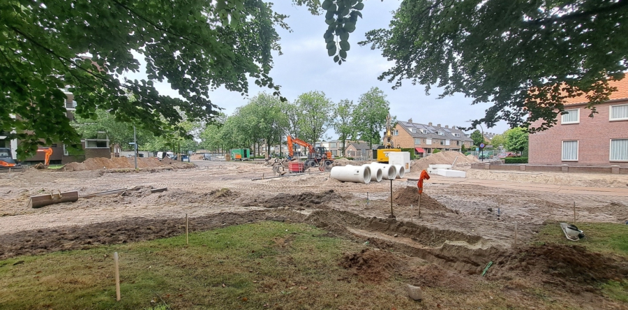 Groot onderhoud aan drukke Waalwijkse rotonde (Video)