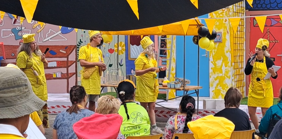 Gele groep voor mensen met een beperking op de Zomerspelen (Video)