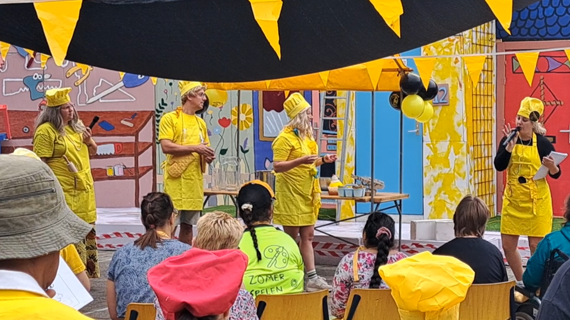 Gele groep voor mensen met een beperking op de Zomerspelen (Video)