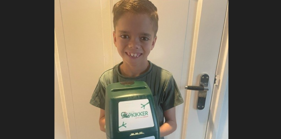 Jase (9) gaat in Loon op Zand collecteren voor Stichting Opkikker