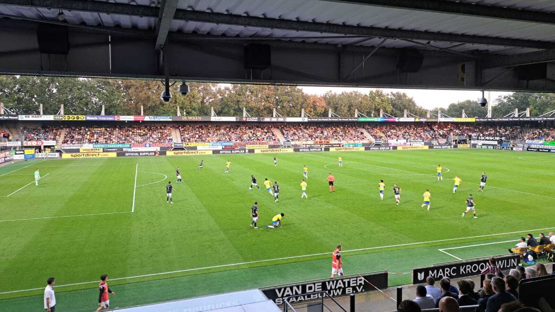 RKC Waalwijk loopt tegen zesde nederlaag op rij aan tegen Sparta