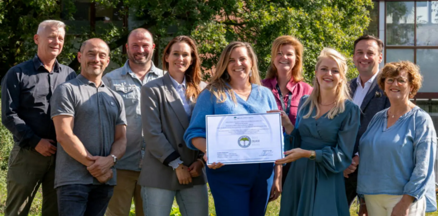 ETZ behaald Zilveren Milieuthermometer Zorg Certificaat