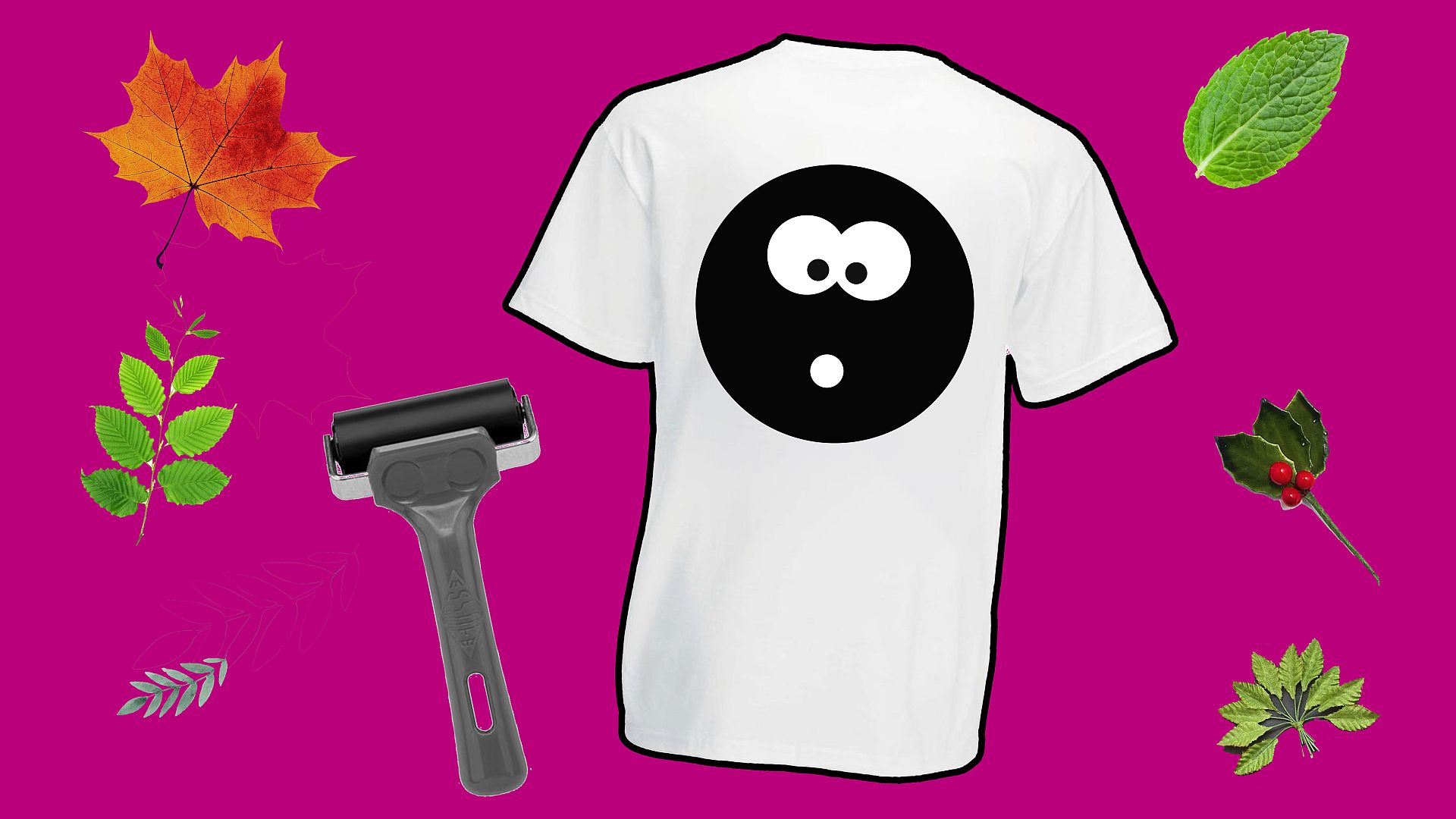 Ontwerp je eigen T-shirt tijdens Kunstcafé Monotype T-shirt