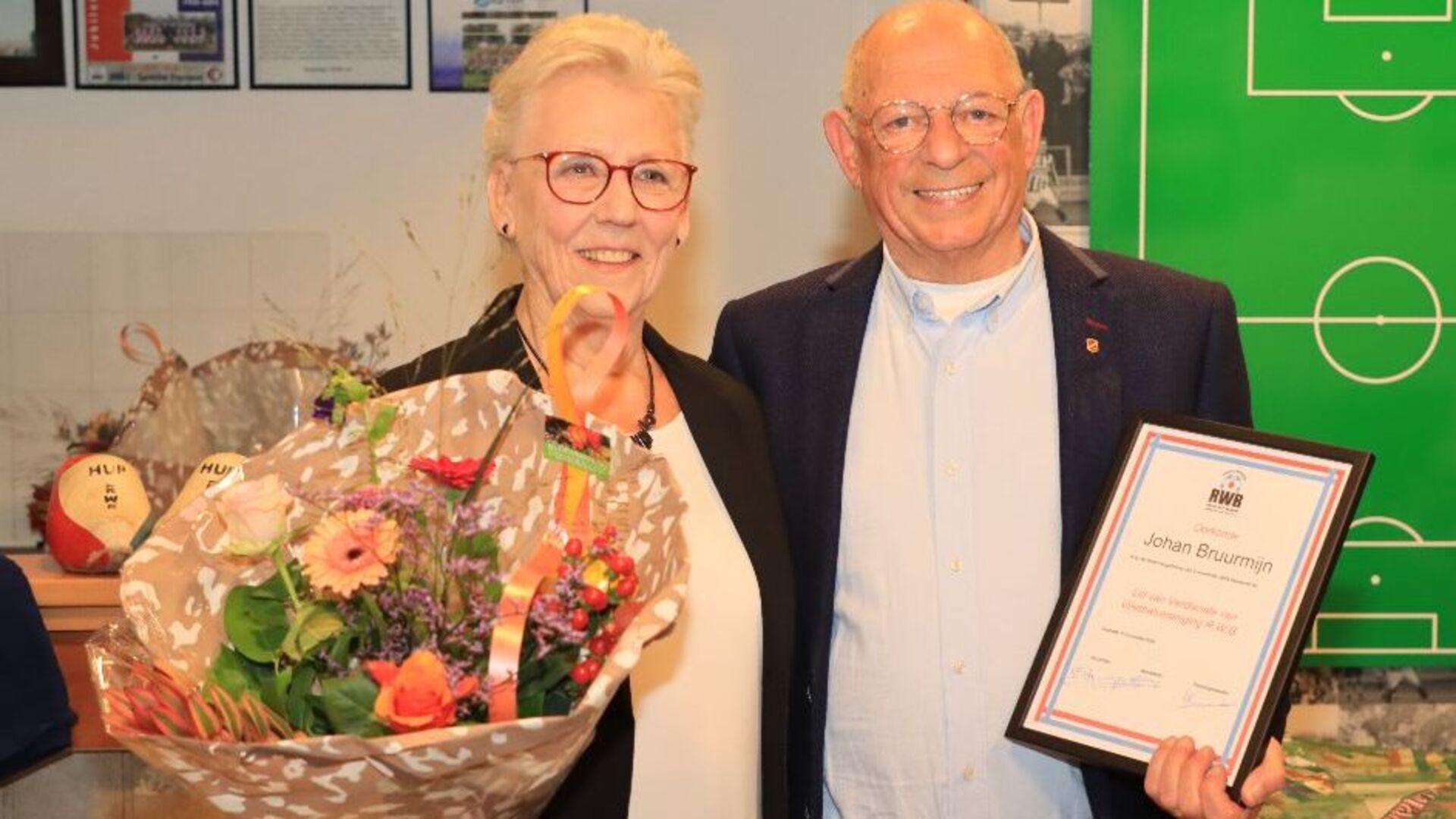 Johan Bruurmijn is benoemd tot Lid van Verdienste R.W.B.