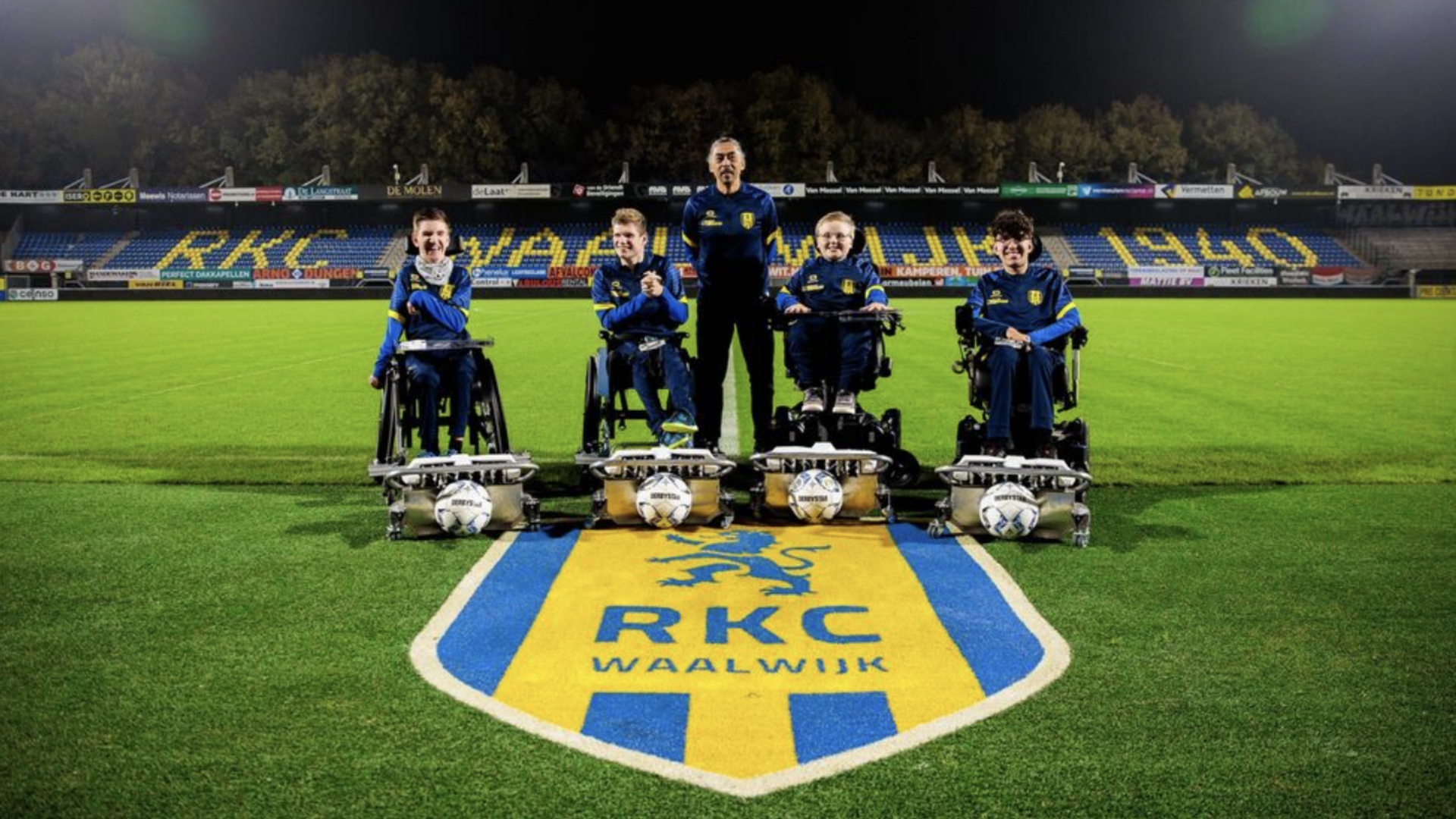 RKC Waalwijk heeft officieel een rolstoelvoetbalteam