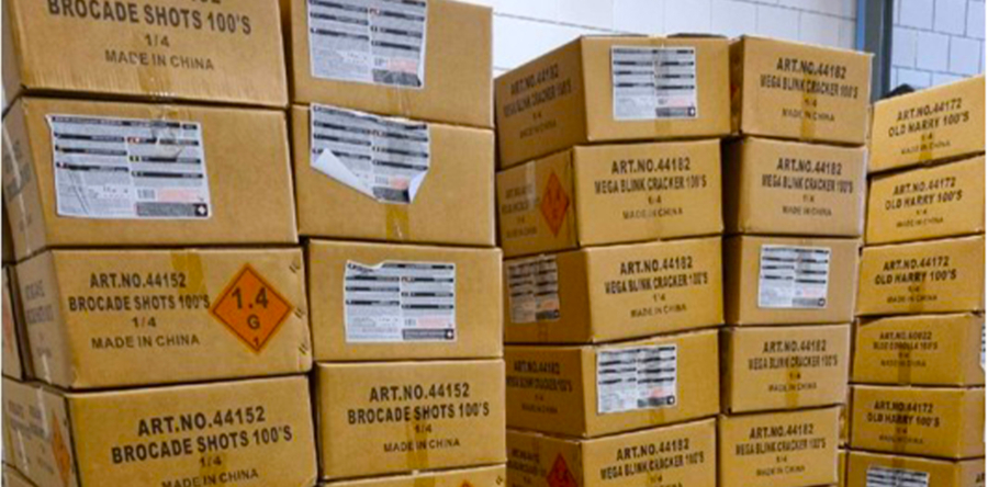 Politie Heusden neemt bijna 8000 kilo vuurwerk in beslag
