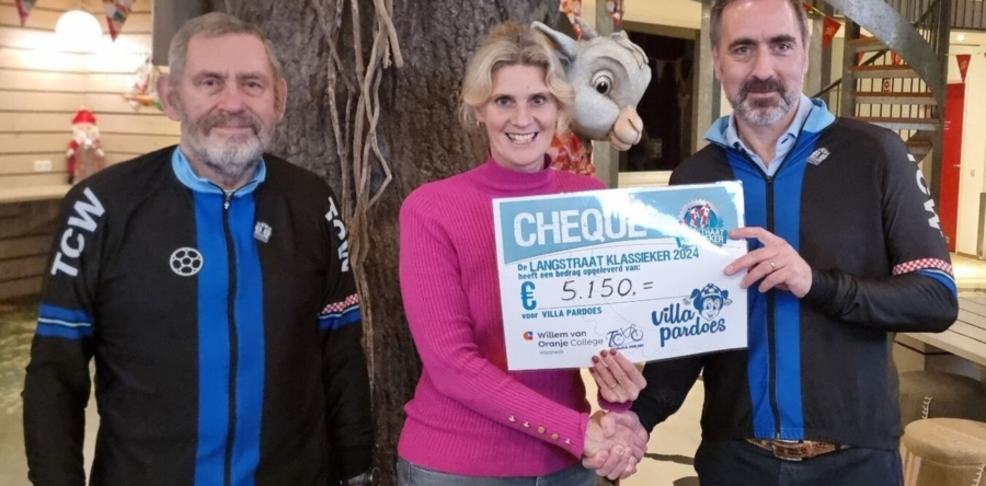 Cheques voor Villa Pardoes en Willem Goes Brazil