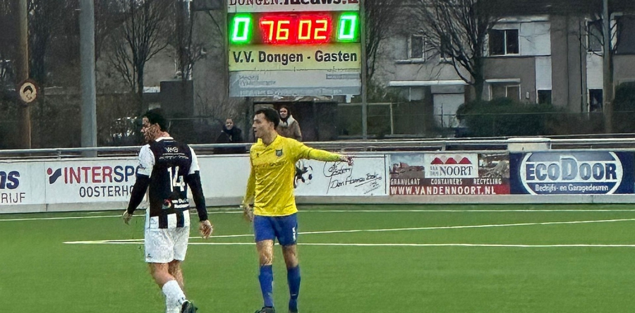 Dongen zaterdag 1 houdt koploper in bedwang