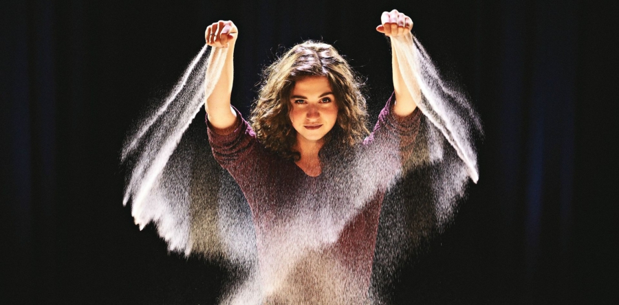 Volkskerstzang met Andels Fanfare Corps en Zandkunstenares