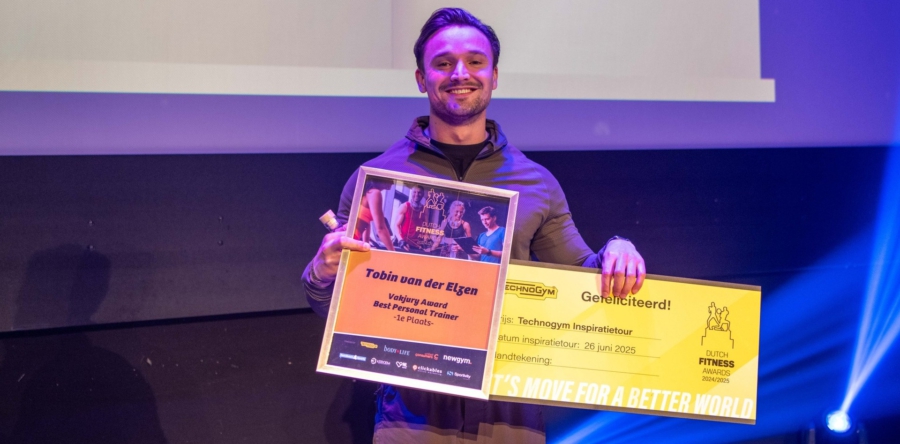 Tobin van der Elzen uit Waalwijk beste personal trainer van Nederland