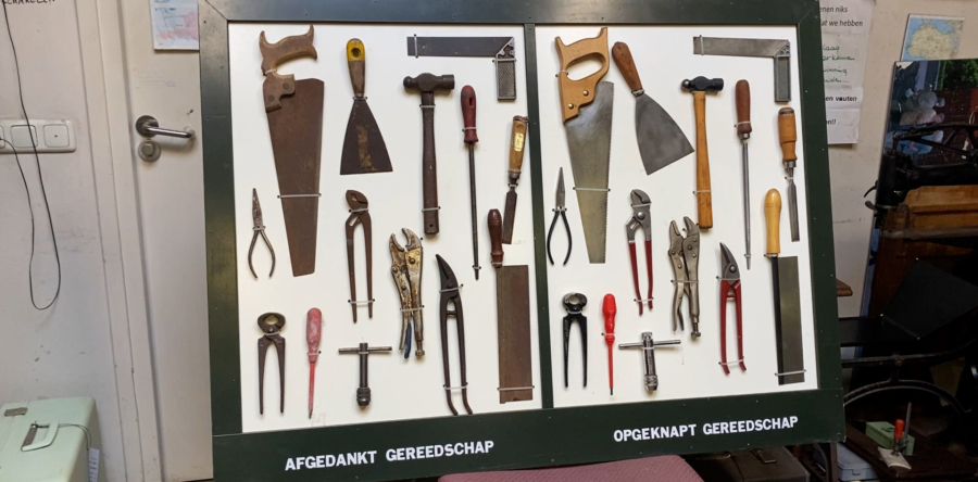 Gered gereedschap geeft klusmateriaal een tweede leven (Video)