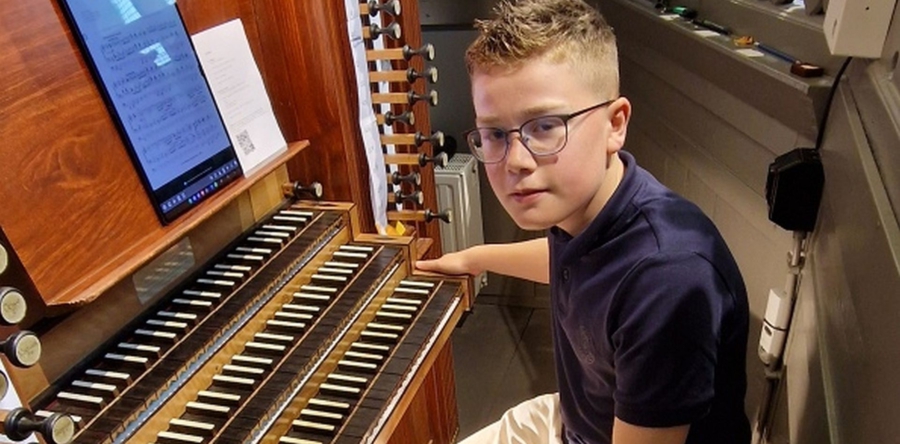 Orgelconcert door jonge talent Luc Budding in de Sint-Jan