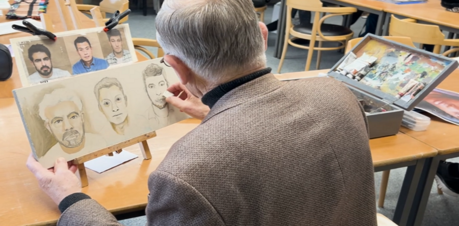 Deelnemers laten hun creativiteit zien bij schildersclub (Video)