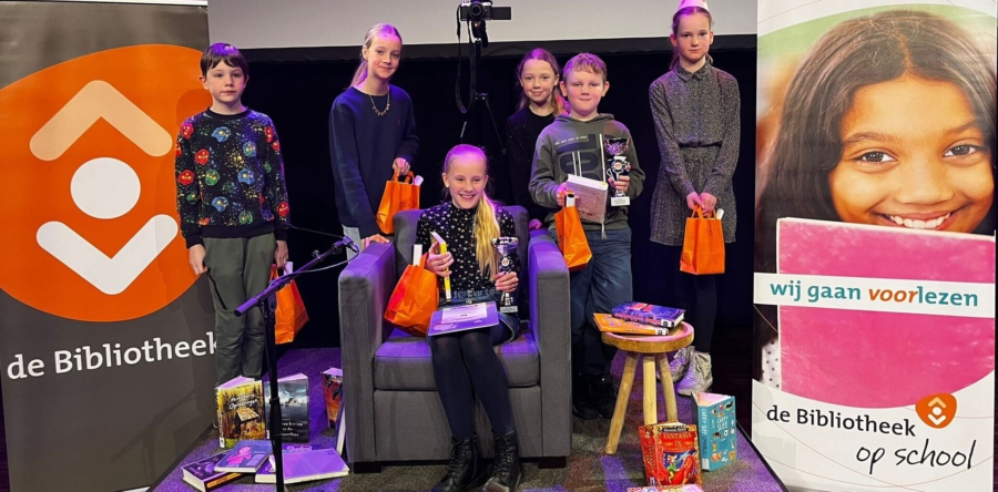 Elina Moust winnares voorleeswedstrijd in gemeente Loon op Zand