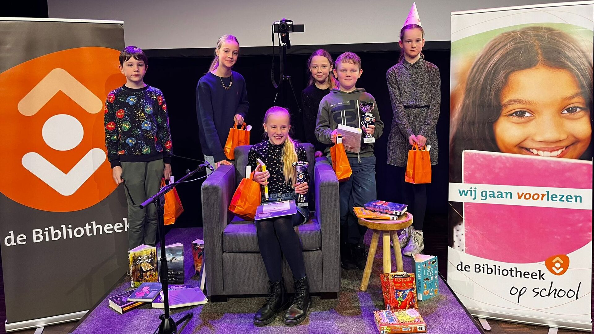 Elina Moust winnares voorleeswedstrijd in gemeente Loon op Zand