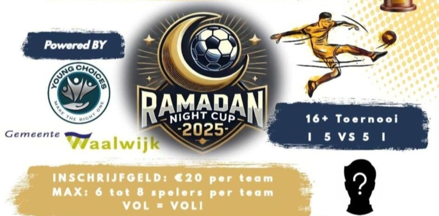 Young Choices Waalwijk organiseert voetbaltoernooi voor Ramadan