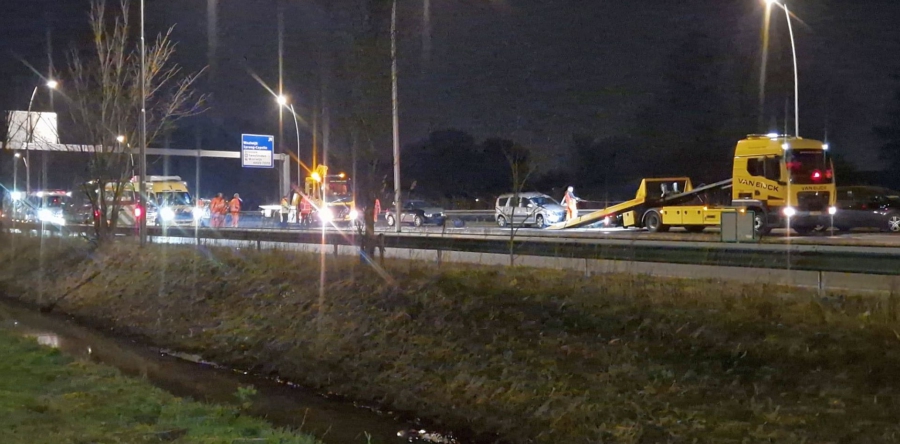 Zwaar ongeval op de Midden-Brabantweg ter hoogte van Waalwijk