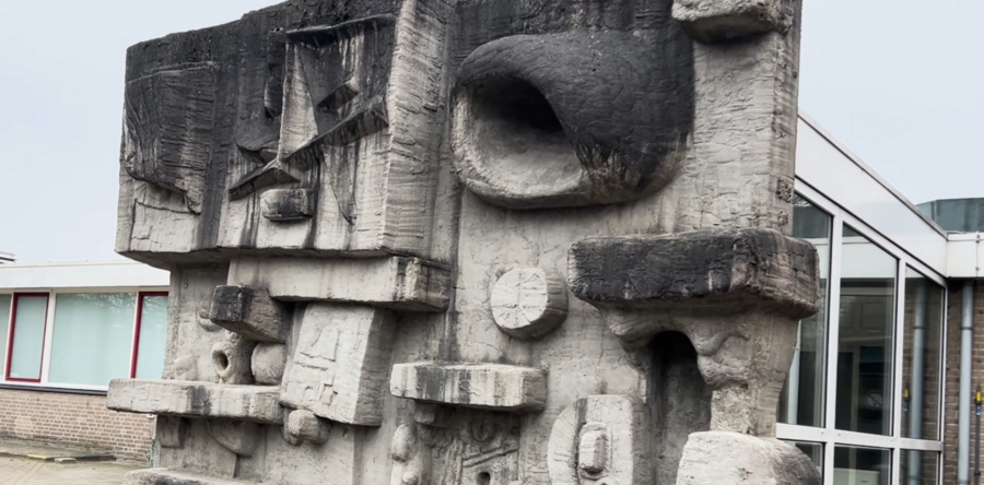 Kunstwerken blijven staan, ondanks sloop ETZ Waalwijk (video)