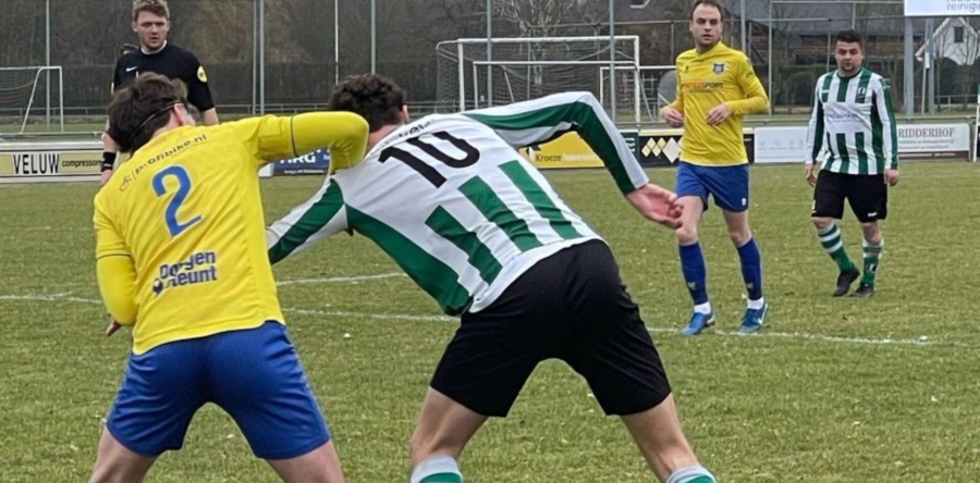 VV Dongen zaterdag 1 speelt gelijk tegen Tricht