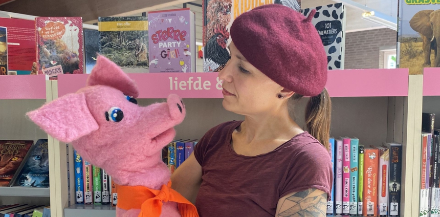 Boekie Big in de Bibliotheek Oudheusden