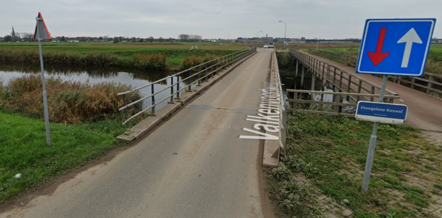 Brug aan de Valkenvoortweg in Waalwijk wordt vervangen