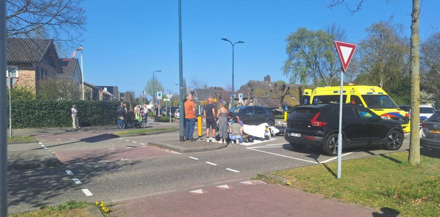 Flink ongeluk op de Europalaan in Kaatsheuvel
