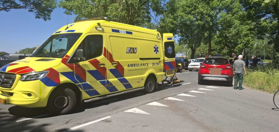 Fietser aangereden op de Vier Heultjes in Sprang-Capelle